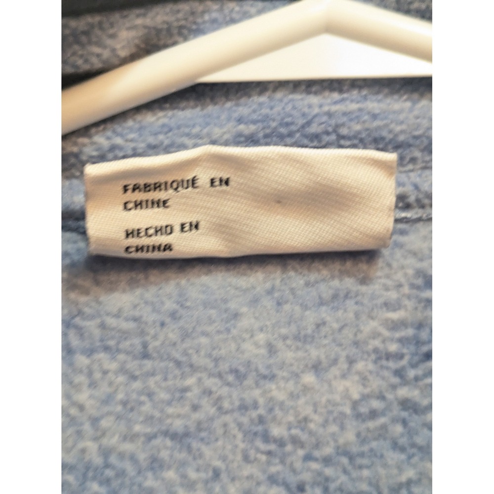 Timberland Baby Boys 18M Fleece Pullover Sweatshirt Blue Logo Pocket - Picture 6 of 8